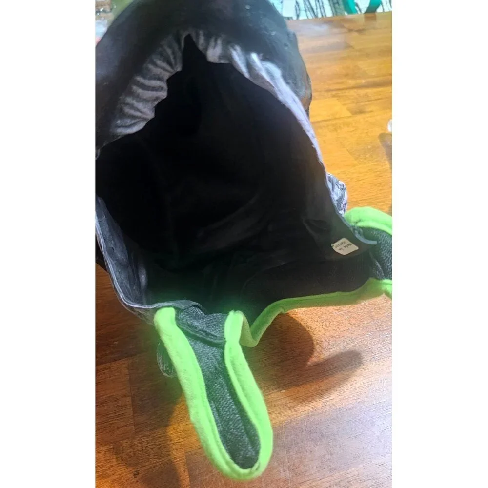 Vintage Rubie's Tiny Monsters Witchie Boo Toddler Witch Costume Rubber Hat Hair - Picture 7 of 7